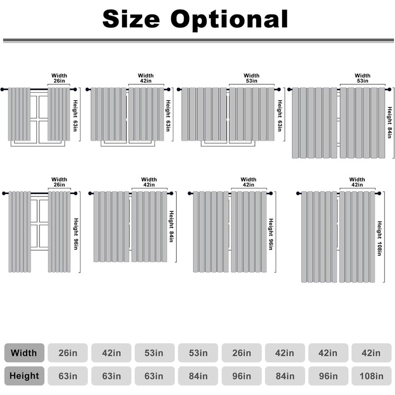 ZJRBJB 53Wx84L Star Galaxy Space Planets Room Blackout Curtains