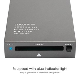 USB 2.0 Flash Memory Card Reader, PC Card Reader Support Reading 20MB-20G Large Capacity Memory Card, USB2.0 to PC ATA Flash Memory Card Reader, Plug and Play