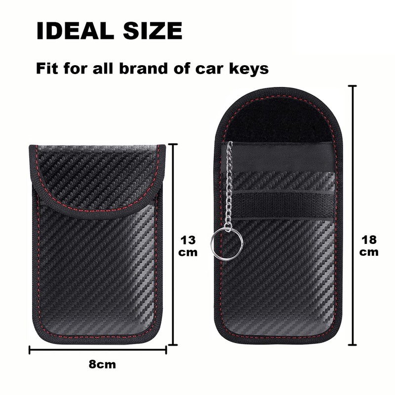 Radisoph Keyless Go Protection Car Key Signal Blocking Bag, Pack