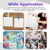 Swpeet 105Pcs Paper Photo Frames Set, Hanging Photo Display Frames,