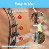 NIIIYTYB 3 Pcs Backpack with Trekking Pole Holder Adjustable Bungee