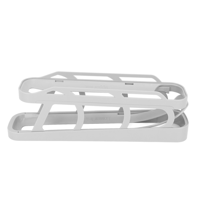 Rolling Egg Dispenser 2 Tier Space Saving Automatic Roll Down