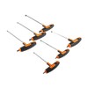 Bahco 903T-1 T-Handle Screwdriver Set for Hexagonal Head Screws, Silver/Black/Orange,