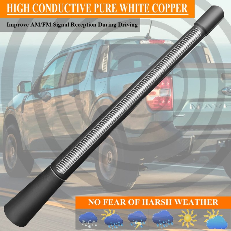 7 Inch Antenna Replacement for Ford Maverick (2021-2023), Ford Maverick