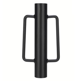 Fence Post Driver T Post Pounder with Handle 16 LB, Heavy Duty Hand Post Rammer for Wooden Posts/U-Channels/Fence Posts, 16 Inch Post Hole Digger (Black)
