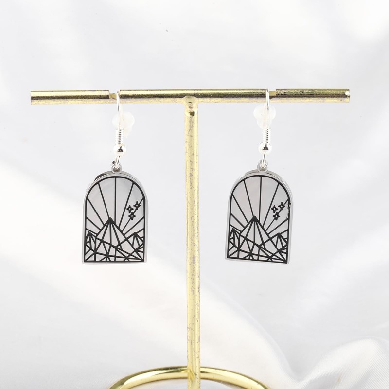 OKEYCH Book Lover Gift Reader Earrings Bookworm Gift