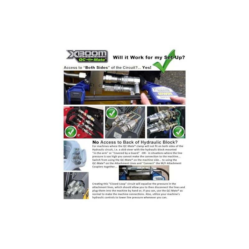 Jaw Set for QC-Mate by XBoom Coupler (1/2" & 3/4"