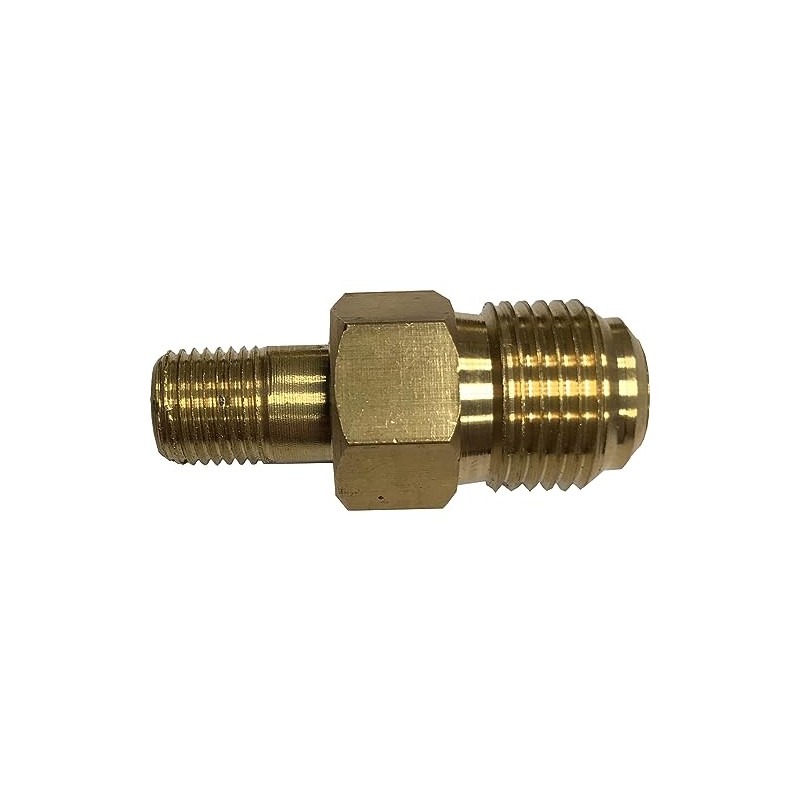 King Kooker Propane Orifice Connector Straight Brass Tube Fitting