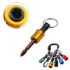 6 pieces 1/4 inch hex shank screwdriver bits, drill holder