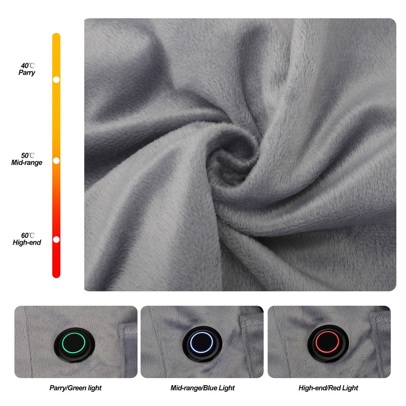 Wearable USB Electric Blanket Heating Blanket with Timing Function 3