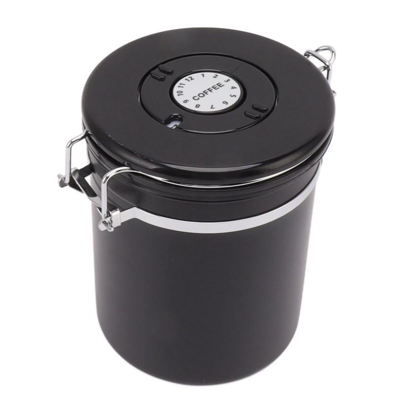 Coffee Bean Storage Container 304 Stainless Steel Exhaust Valve Coffee