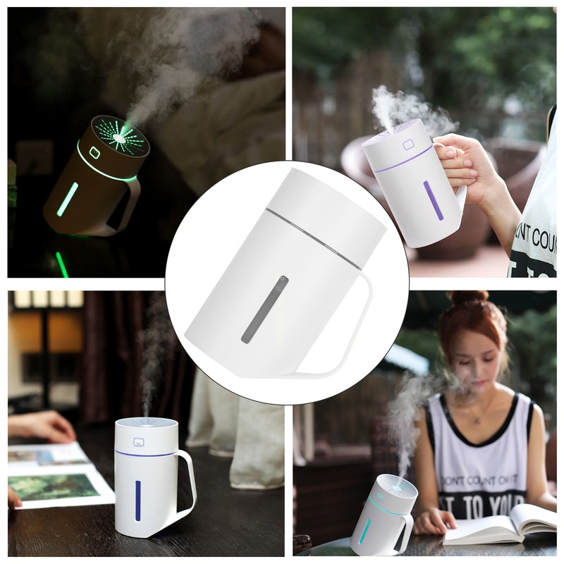 Night Light Humidifier Humidification Cup USB Rechargeable Household Car Water