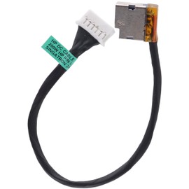 Deal4GO 200W DC Power Jack Connector Cable L56904-001 replacement for HP Omen 15-DK 15-DH 15-DC 15-DK0020NR ‎15-DH1019NR, Black, L52816-S46