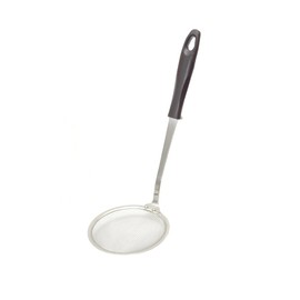 TAKAGI Stainless Steel Kasasu Fryer, Φ39.4 inches (100 mm), Dark Brown, Total Length 11.0 inches (28 cm), Hand Fit, Drip Removal, Handle, Dishwasher Safe