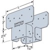 Simpson Strong Tie AC4RZ 4X Rough Adjustable Post Cap