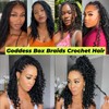 9 Packs Boho Box Braids Crochet Hair 10 Inch Goddess