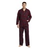 amaxer Men's Flannel Pajamas Set Warm Winter PJs Long Sleeve
