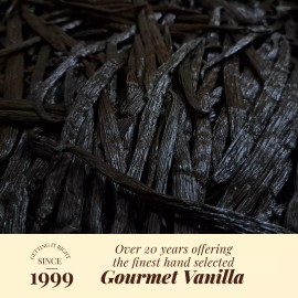 NY Vanilla Whole Vanilla Beans – Fresh Grade A Vanilla Pods for Baking & Homemade Extract - One Pound Vanilla Beans