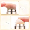 ZJchao Juego de Brochas de Maquillaje 4 en 1, Brocha