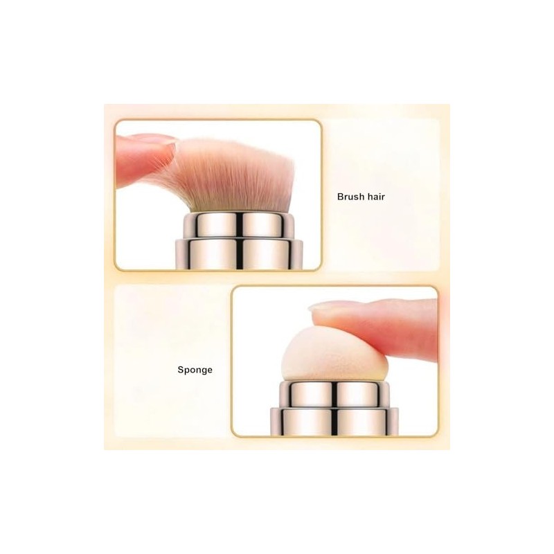 ZJchao Juego de Brochas de Maquillaje 4 en 1, Brocha