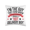 Food Delivery Rider Fast Food Driver Food Chain Courier Throw