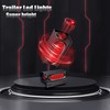 Supoika 2 Pack Steel Trailer Light Box with 6" Red