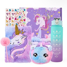 Unicorn Gifts Toys for Girls for Girls Age 6-12 Years Old Girl, with Unicorn Diary/Water Bottle, Girl Toys, Kids Toys, for Daughter, Niece, Granddaughter