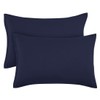 PiccoCasa Zippered Pillowcases, 100% Brushed Microfiber Polyester Pillow Case Cover,