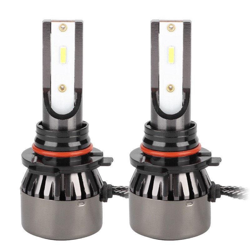 2Pcs 60W For 9005 H10 HB3 White Light Integrated Car