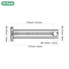 M METERXITY 10-Pack Single Hole Clevis Pins, M8 x 40mm