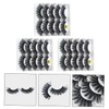 Baluue 15 Pairs Fake Eyelashes Natural Makeup False Eyelashes Girl