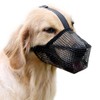 Dog Muzzle, Soft Mesh Dog Mouth Cover with Adjustable Strap