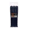 TR Industrial Multi-Purpose UV Resistant Black Cable Ties, 12 inches,