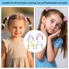 12 Pcs Hair Bobbles for Girls Elastic Ponytail Holders with