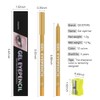 QIDSTERS Golden Shimmer Gel Eyeliner Pencil, Multi-Use Waterline Eyeliner with
