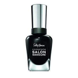 Sally Hansen Complete Salon Manicure Nail Polish, Black and Blue Shades, Hooked on Onyx
