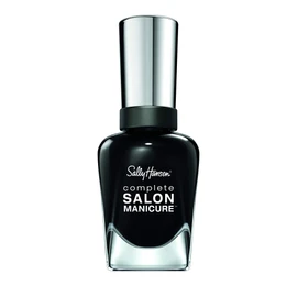Sally Hansen Complete Salon Manicure Nail Polish, Black and Blue Shades, Hooked on Onyx