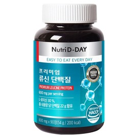 NutriDDay Premium Leucine Protein, 90 tablets, 1 pack / 뉴트리디데이 프리미엄 류신 단백질, 90정, 1개
