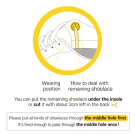 KPRODUCT4U Honey Duck Silicone No Tie Shoelace Anchors - Lace Lock Clip, Fits All Shoelace for 2 Pairs of Shoes, 4pcs (Black)