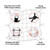 15"x15" Universal Truck Bed Net Black Latex Bungee Cargo Net
