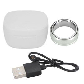 Smart Health Ring Sleep Monitoring Step Counting IP68 Waterproof Rechargeable Wearable Smart Ring Fitness Tracker for Men and Women Cyan 11