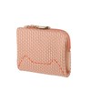 Tsumori Chisato Bifold Wallet, Small Wallet, Embossed Mesh, Pink, One