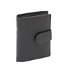 LEAS Ladies Wallet with Outside Lock and Big Coin Compartment
