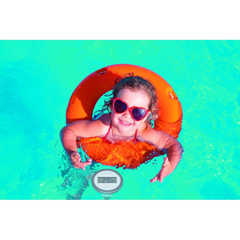 TFA Dostmann Palma 30.3067.10 Digital Wireless Pool Thermometer for Swimming