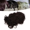 Men Short Black Wigs Soft Texture Breathable Adjust Net Firmly