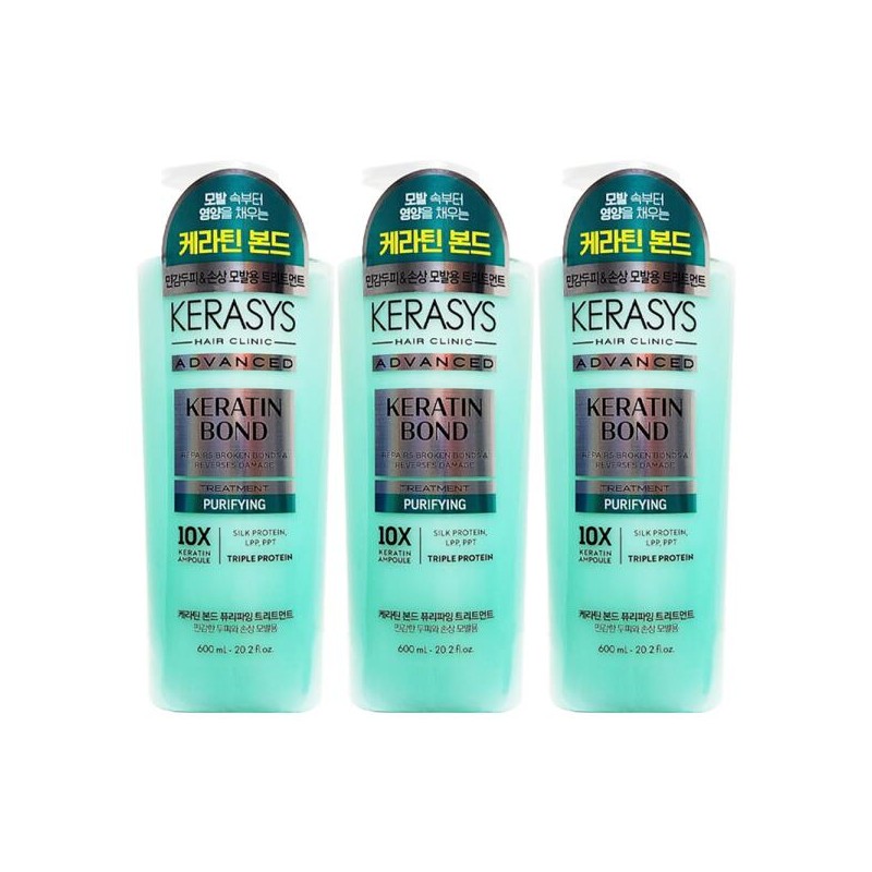 Kerasis 애경 케라시스 케라틴 본드 퓨리파잉 트리트먼트 600mL x 3개