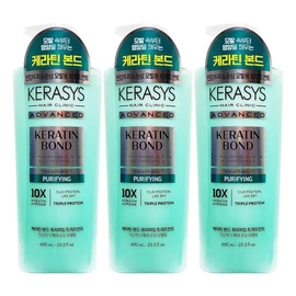 Kerasis 애경 케라시스 케라틴 본드 퓨리파잉 트리트먼트 600mL x 3개 Aekyung Kerasis Keratin Bond Purifying Treatment 600mL x 3