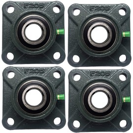 PGN - UCF206-20 Pillow Block Square Flange Mounted Bearing 1-1/4" Bore (4 PCS)