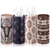 Yoande 4 Pack Car Tissue Holder with Facial Tissues Travel