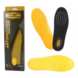 Workland Plantillas Para Zapatos Plantilla Ortopedica Workland 54100! Color Negro/amarillo Tamaño De La Plantilla 25
